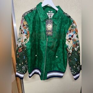 Majestik Premium Quality Tapestry Zip Jacket